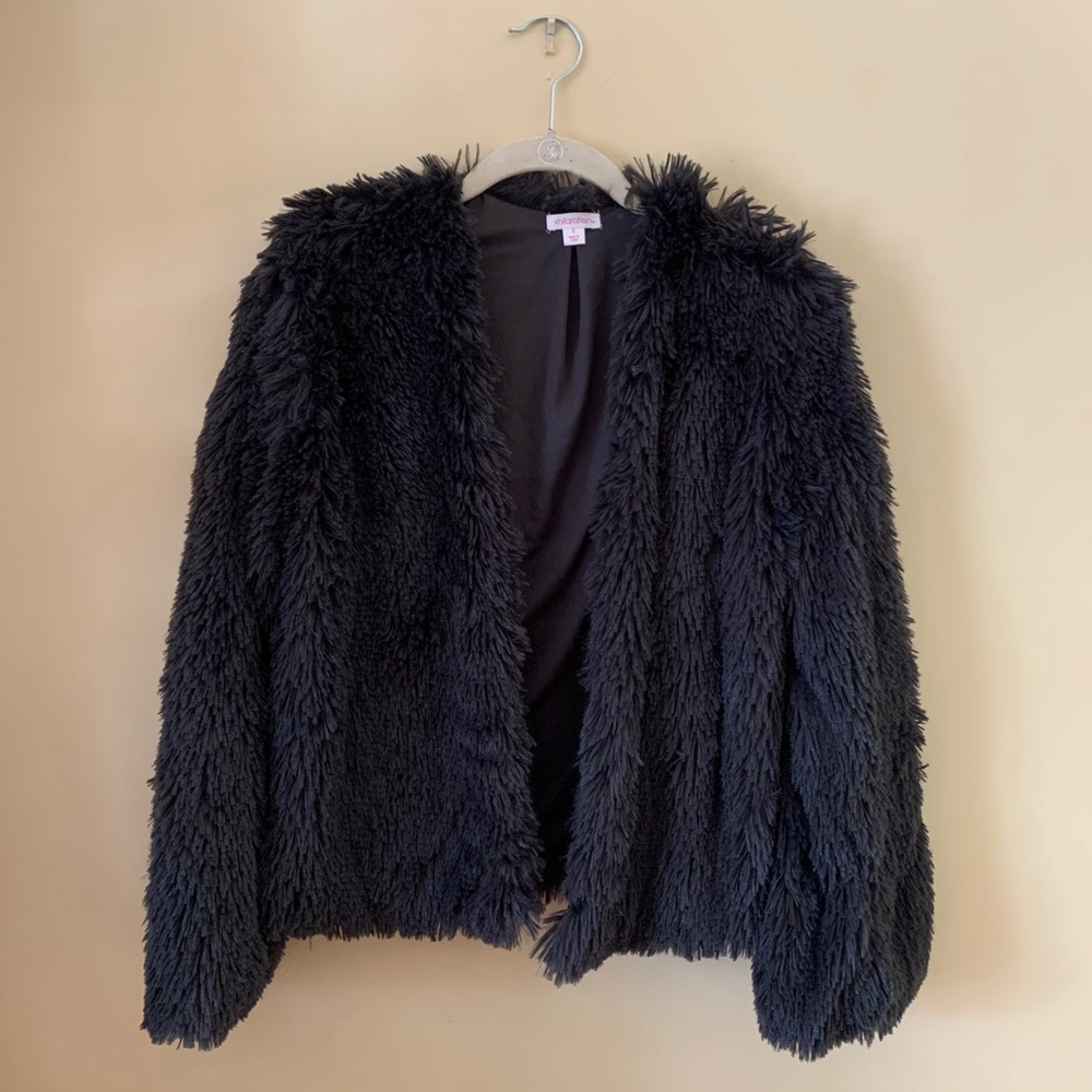 Faux fur jacket